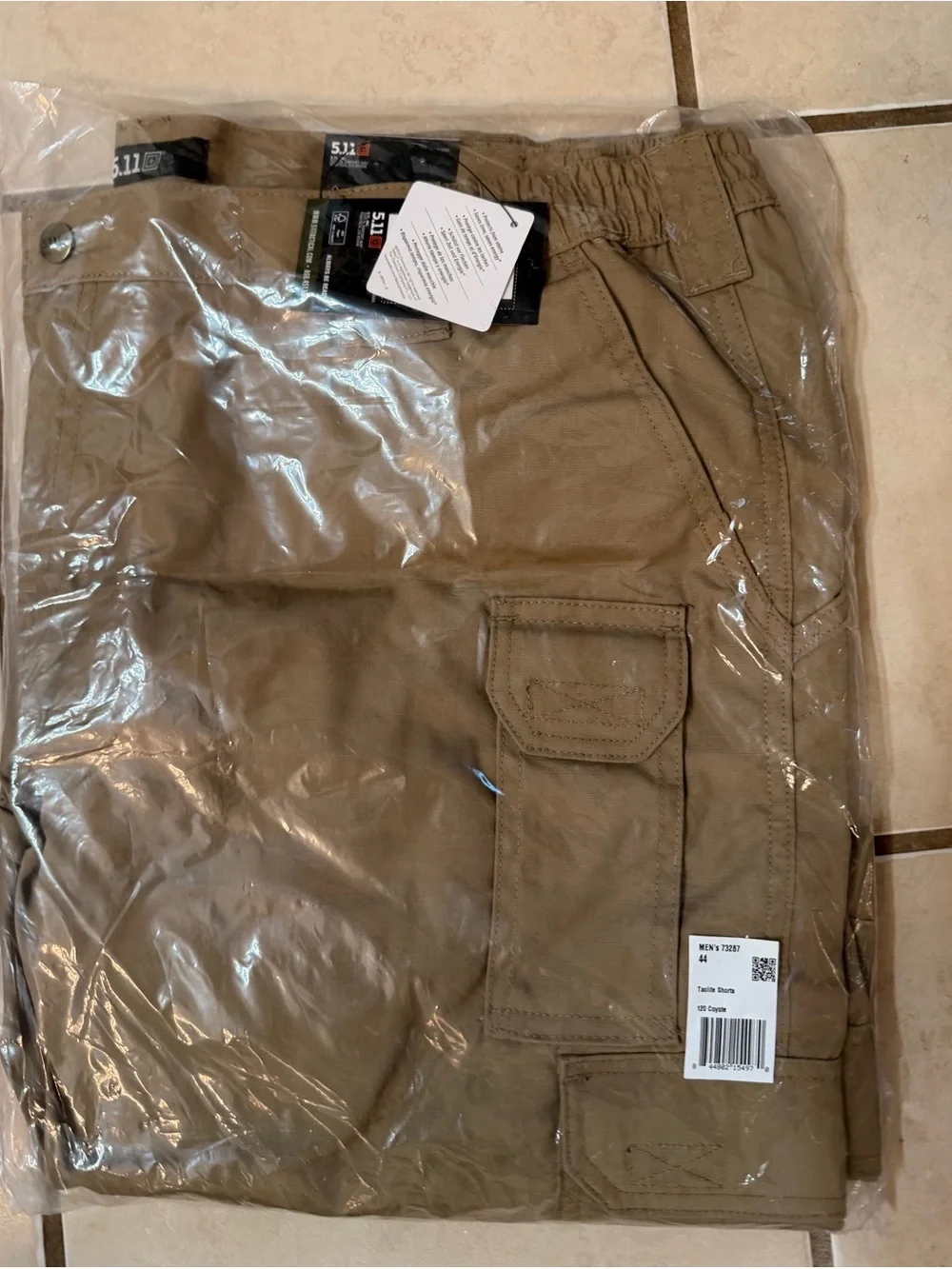 5.11 Tactical Men's Cargo Shorts - Tan